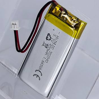 Amazon | DC 3.7V 450mAh 502040充電可能リチウムポリマー電池